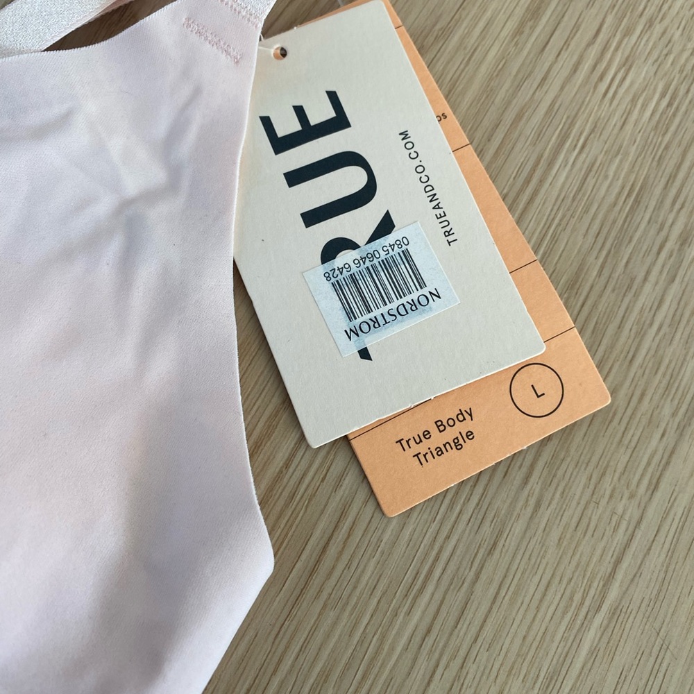 TRUE & Co True Body Bra L NWT Pink - Picture 3 of 9